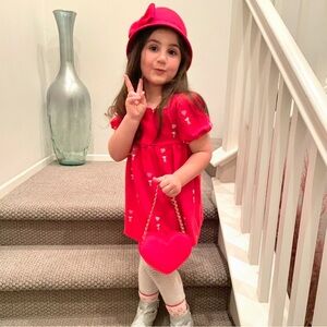 Janie&Jack Peanuts Snoopy Puff Sleeve Dress